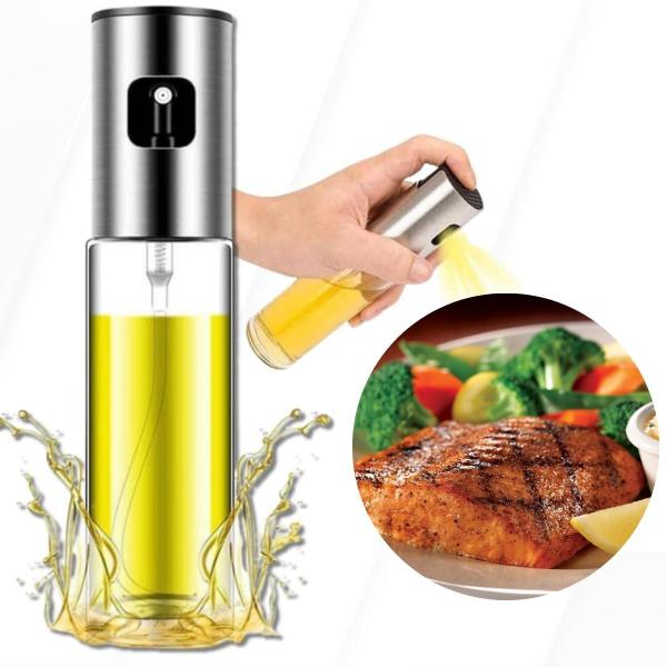 Spray de Oléo de Cozinha Temperar Comidas Salgadas e Saladas - F7 Variedades Imagem de Spray de Oléo de Cozinha Temperar Comidas Salgadas e Saladas