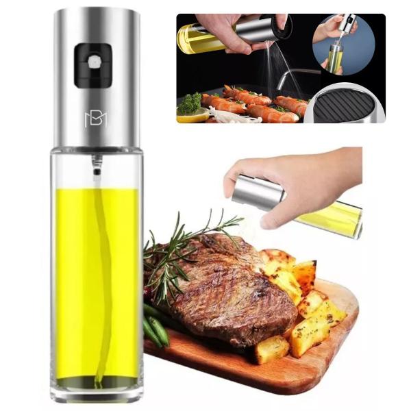 Spray de Oléo de Cozinha Temperar Comidas Salgadas e Saladas - F7 Variedades Imagem de Spray de Oléo de Cozinha Temperar Comidas Salgadas e Saladas