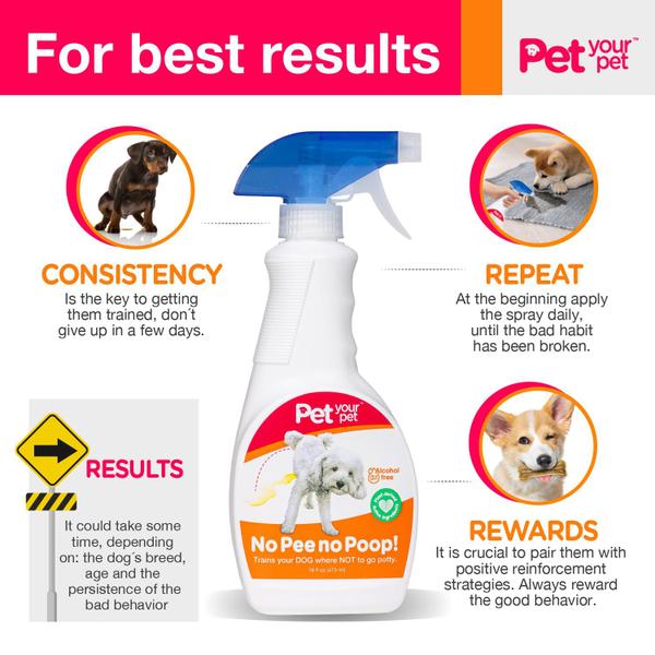 Imagem de Spray de treinamento para penico para cães, PET, SEU ANIMAL DE ESTIMAÇÃO, sem xixi, sem cocô, 480 ml