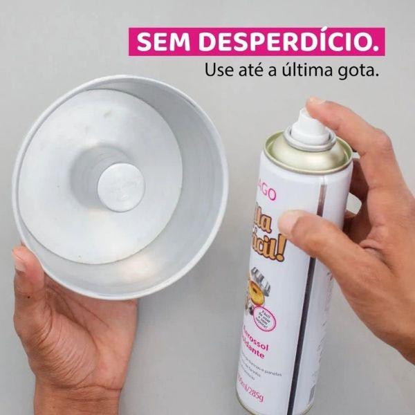 Spray Desmoldante Solta Fácil 400g Mago Imagem de Spray Desmoldante Solta Fácil 400g Mago