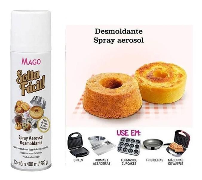 Imagem de Spray desmoldante solta facil 400ml Mago