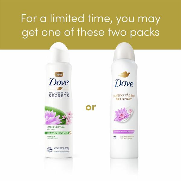 Imagem de Spray desodorante antitranspirante Dove Advanced Care 110mL x3