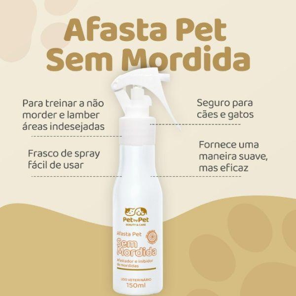 Imagem de Spray Educador Afasta Pet Sem Mordida Pet by Pet 150ml Adestramento de Cães e Gatos