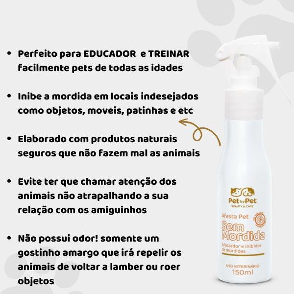 Imagem de Spray Educador Afasta Pet Sem Mordida Pet by Pet 150ml Adestramento de Cães e Gatos