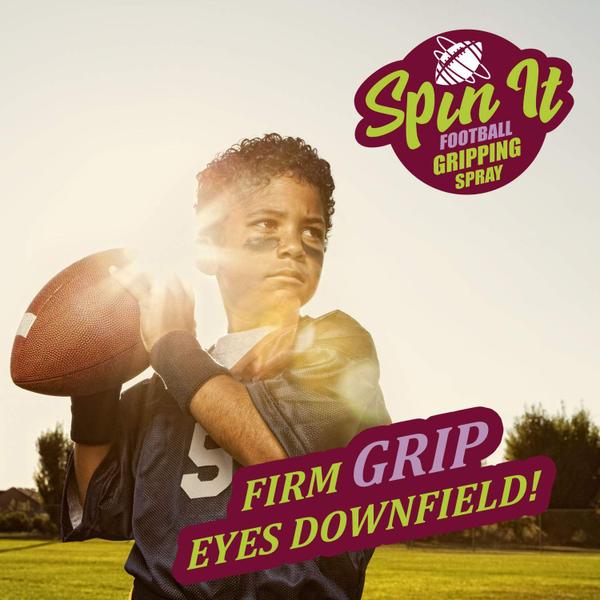 Imagem de Spray Football Grip Spin iT Firm Grip com ou sem luvas 60 ml