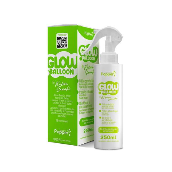 Imagem de Spray Glow Balloon Brilho para Balão 250ml - 1 unidade - Popper - Rizzo