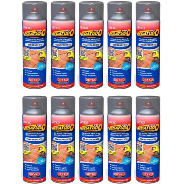 Imagem de Spray Impermeabilizante 400 ml com 10 Unidades DRYKO