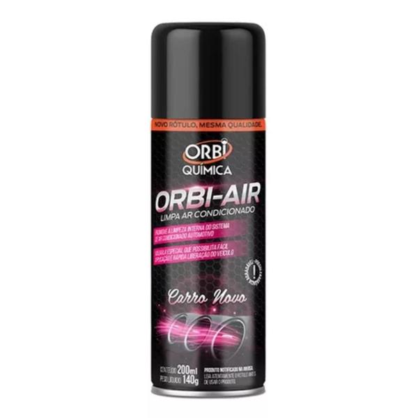 Imagem de Spray Limpa Ar Condicionado Automotivo Car Novo 200ml ORBI