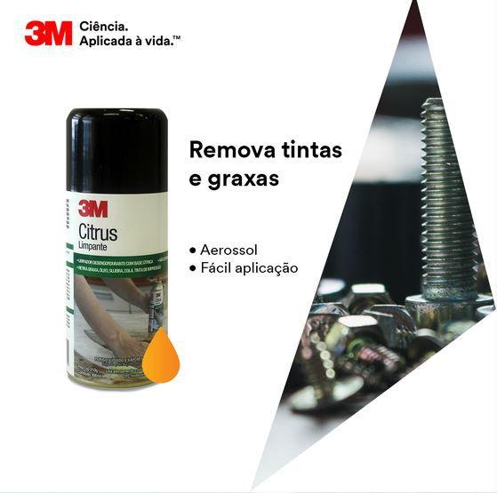 Imagem de Spray Limpeza 3M - Remove tinta caneta pichação adesivo