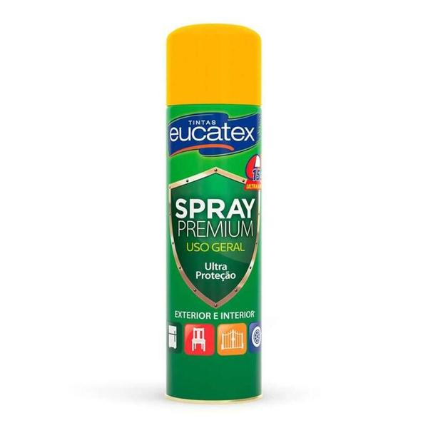 Imagem de Spray Multiuso Premium Brilhante Eucatex 400ml Amarelo