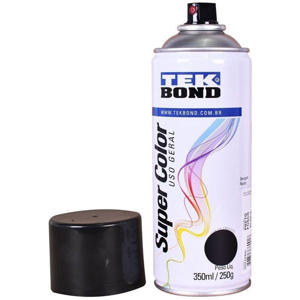 Imagem de Spray preto fosco uso geral 350ml tekbond