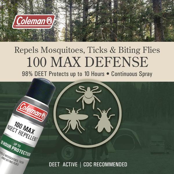 Imagem de Spray repelente de insetos Coleman 100% MAX DEET 120mL