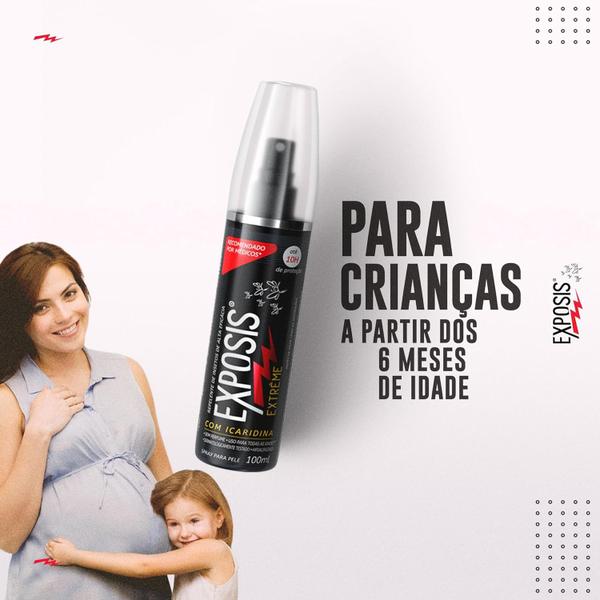 Imagem de Spray repelente de insetos exposis extrême 100ml