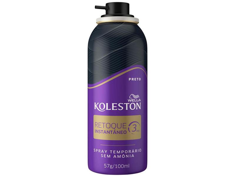 Imagem de Spray Retoque de Raiz Koleston Preto - 100ml