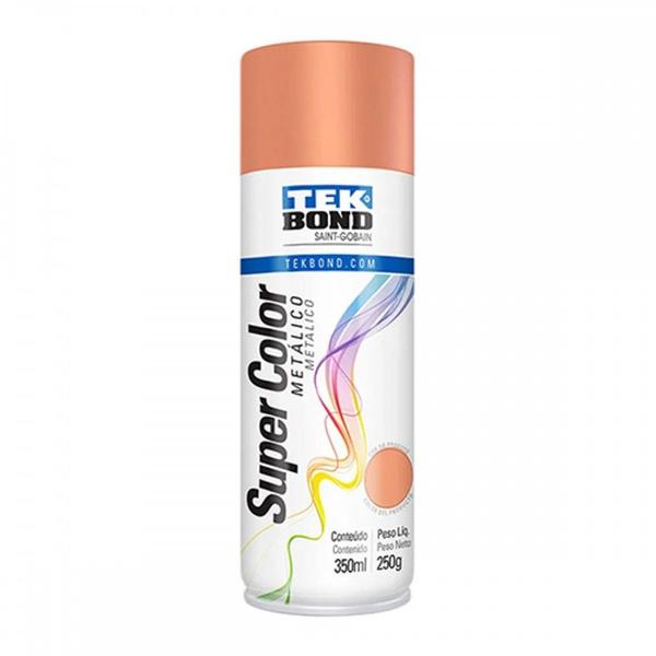 Imagem de Spray Tekbond Metalico Rose Gold 350Ml