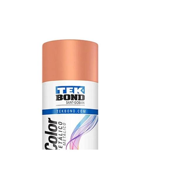 Imagem de Spray Tekbond Metalico Rose Gold 350Ml