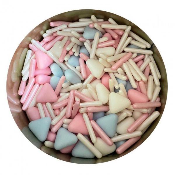 Sprinkles Confeitos de Açúcar Coloridos Mod 10 Coloridos - Cia do Molde Imagem de Sprinkles Confeitos de Açúcar Coloridos Mod 10 Coloridos
