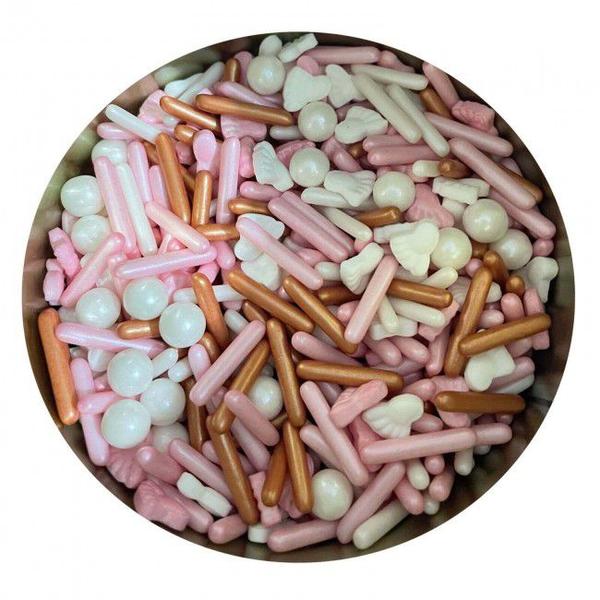 Sprinkles Confeitos de Açúcar Coloridos Mod 6 Coloridos - Cia do Molde Imagem de Sprinkles Confeitos de Açúcar Coloridos Mod 6 Coloridos