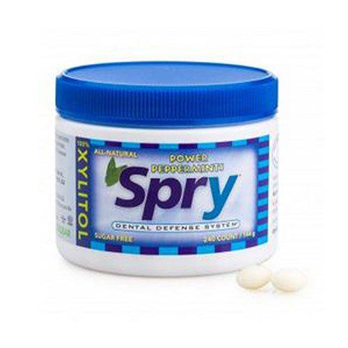 Imagem de Spry Mints 100% Xilitol Hortelã-pimenta 240 unidades da Xlear Inc (pacote com 6)