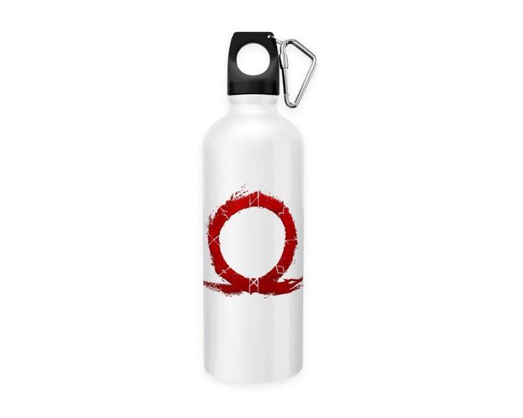 Imagem de Squeeze aluminio branco God Of War Logo 3