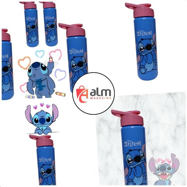 Imagem de Squeeze Garrafinha Stitch 700ml Plástico Academia Escola Top