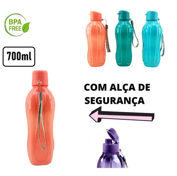 Imagem de Squeeze Matte Garrafa De Agua 700ml Livre De Bpa Academia