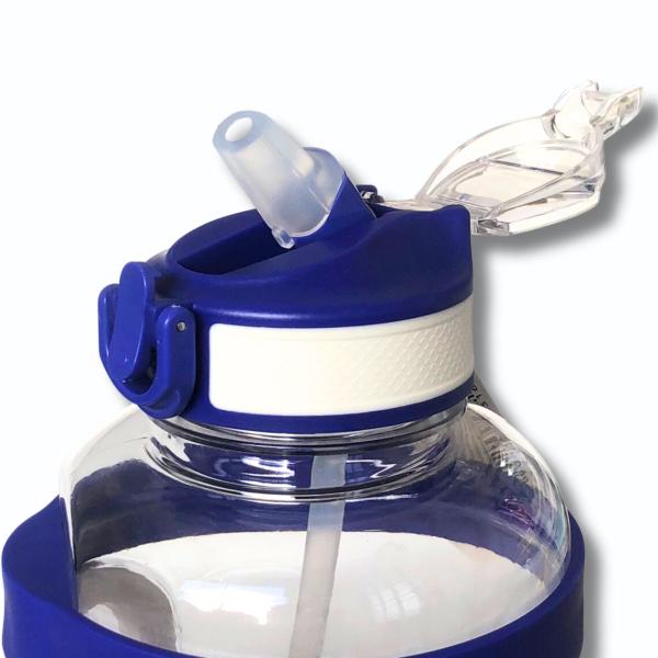 Imagem de Squeeze Mini Galão Água Galão 1600ml Com Alça Anti Vazamento Azul