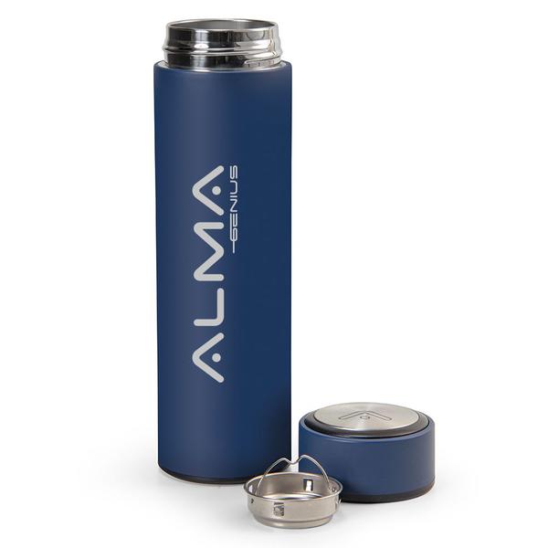 Imagem de Squeeze termico aço-inox 500ml alma genius - azul