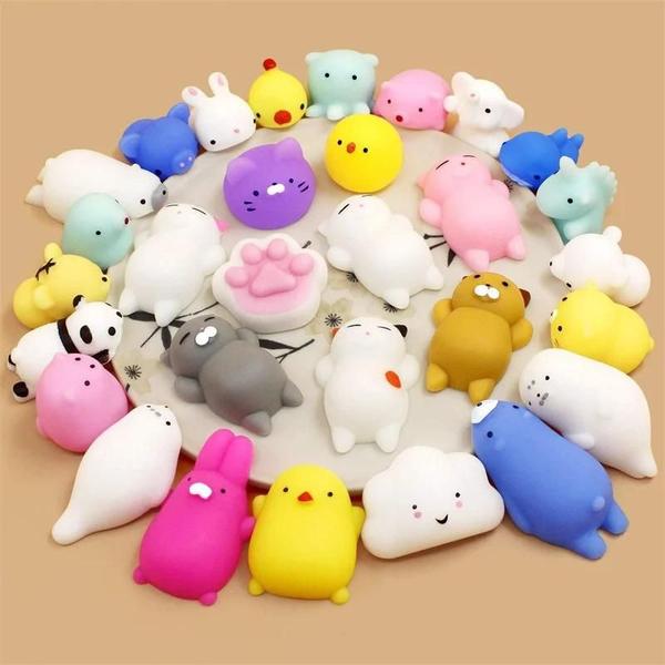 Imagem de Squishies Kawaii Mochi - 5 a 50 Peças - Brinquedos Antiestresse para Crianças