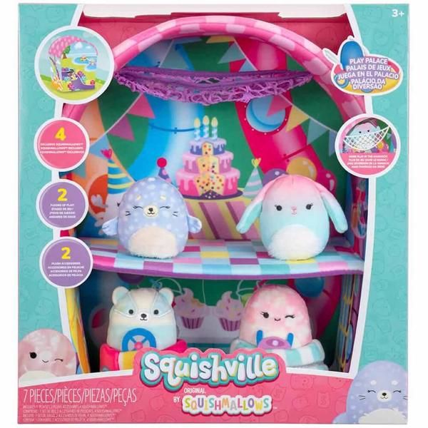 Imagem de Squishville playset com 4 pelucias e acessorios sunny