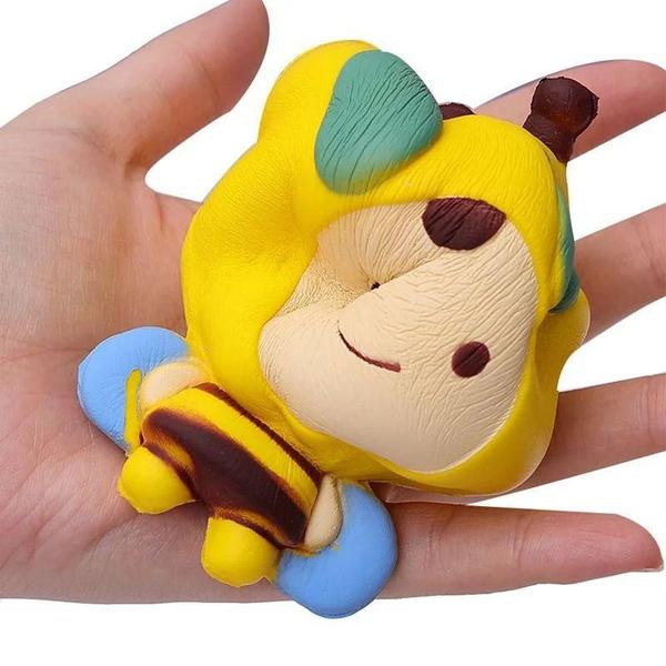 Imagem de Squishy Fidget Toy Anti Stress Abelhinha Macia Retorno Lento