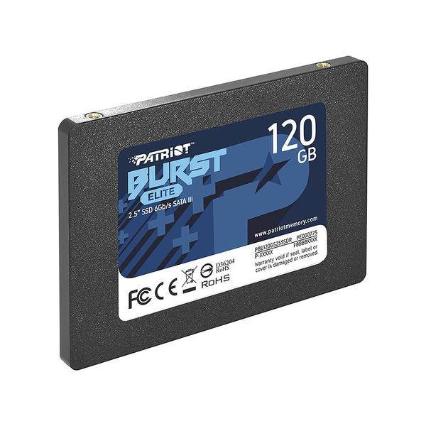 Imagem de SSD 120 GB Patriot Burst Elite, 2.5", SATA III, Leitura: 450MB/s e Gravação: 320MB/s - PBE120GS25SSDR