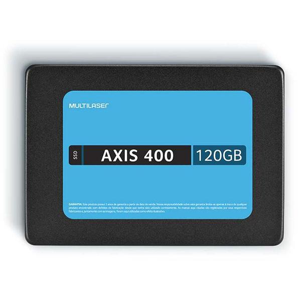 Imagem de SSD 120GB AXIS Gravação 400 MB/S SS101 Multilaser