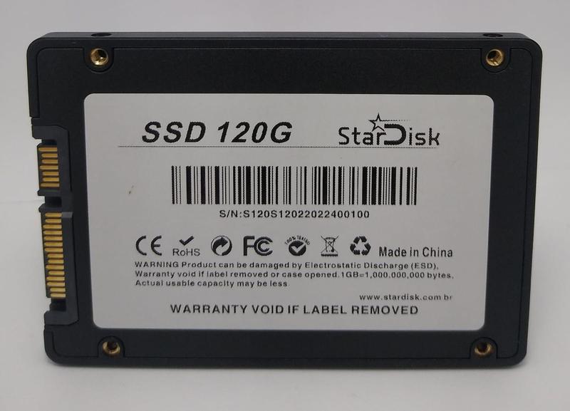 Imagem de SSD 120GB SATAIII 2.5 STARDISK leitura 540.0mb/s