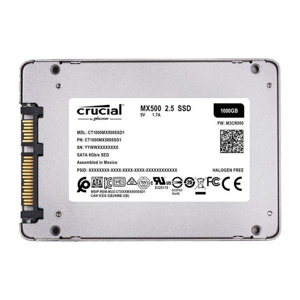 Imagem de Ssd 1Tb 2.5 Sata 3 560mb/s Leit. 510mb/s Grav. MX500 CT1000MX500Ssd1 Crucial