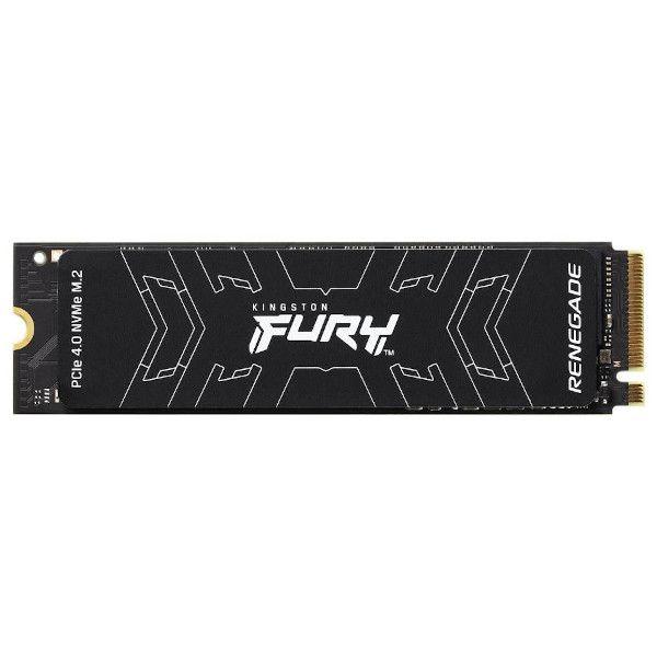 Imagem de SSD 1TB PCIe Ger. 4.0, M.2 2280 NVMe, Kingston Fury Renegade para gamers/entusiastas, Leitura 7.300MB/s, Gravação 6.000MB/s, PS5 Ready, SFYRS/1000G  KINGSTON