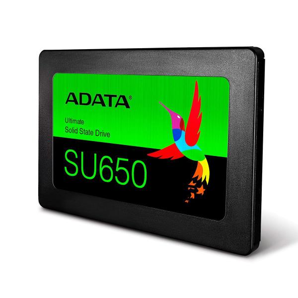 Imagem de SSD 240GB Adata Ultimate SU650, SATA 6GB/s, Leitura 520MB/s, Gravação 450MB/s - ASU650SS-240GT-R