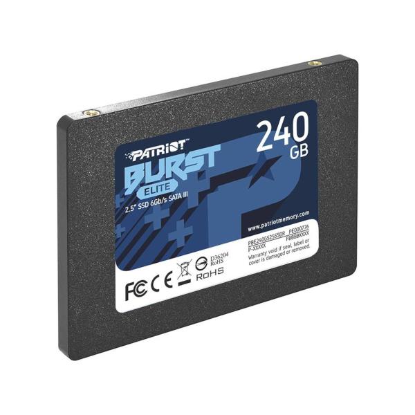 Imagem de Ssd 240gb patriot burst elite sata iii notebook pc disco sólido interno