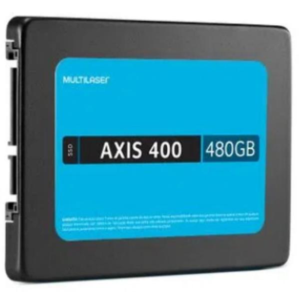 Imagem de Ssd  2,5 Pol. 480GB Axis 400 - Gravação Multilaser