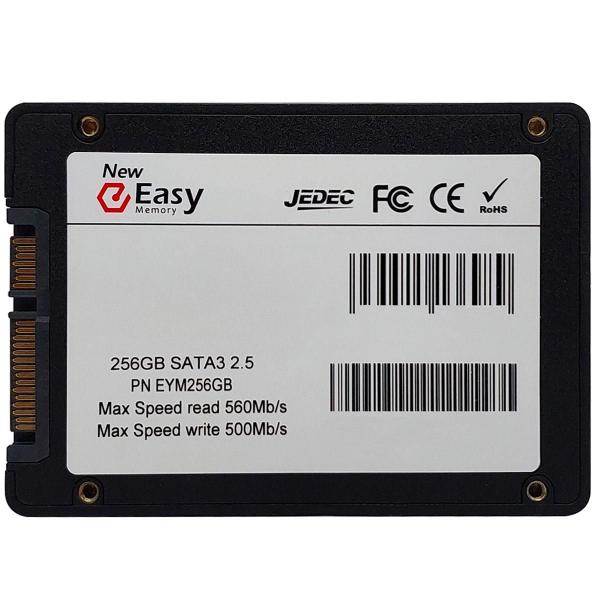 Imagem de Ssd 256Gb Easy Memory, Sata Iii 6Gb/S, 2.5, Leitura 560