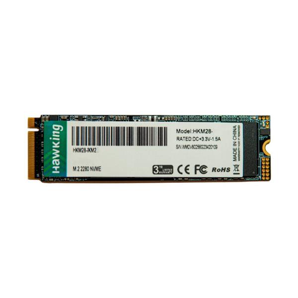 Imagem de Ssd 256gb m.2 nvme pcie 3.0 hawking hkm ate 2500/1500 mb/s - hstv-m2n3v256w