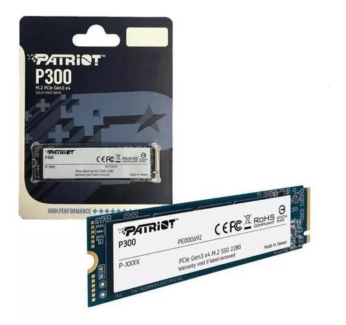 Imagem de SSD 256GB NVMe Patriot P300 M.2 2280 Pcie Gen 3x4 P300p256gm28