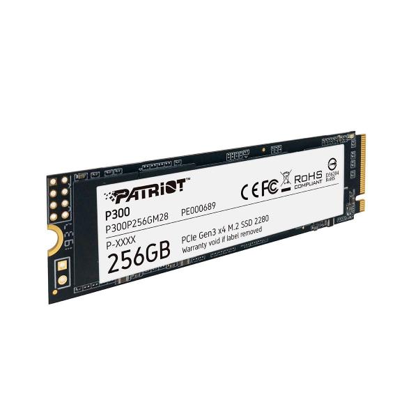 Imagem de Ssd 256Gb Patriot P300, M.2 2280 Pcie 3X4 Nvme 1.3, Leitura