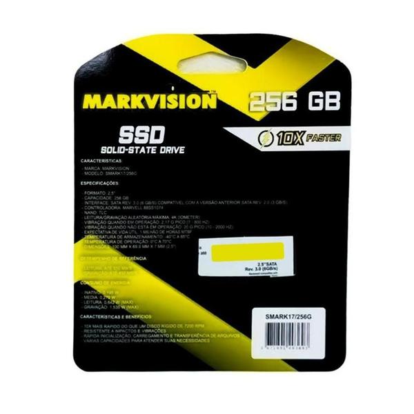 Imagem de Ssd 256gb  smark 17/256gmarkvision