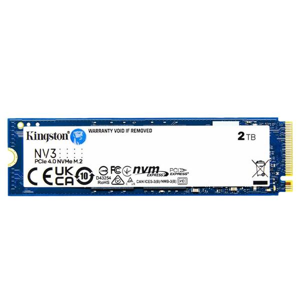 Imagem de Ssd 2tb M.2 NVMe PCIe 4 6000mb/s Leit - 5000mb/s Grav NV3 SNV3S/2000G Kingston