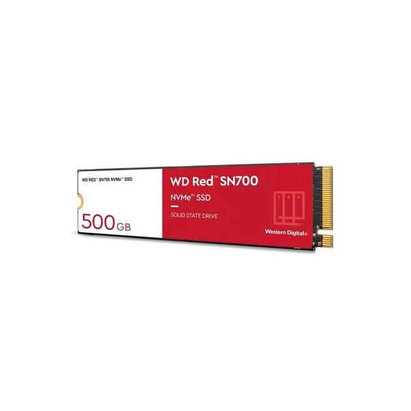 Imagem de Ssd 500 Gb Wd Red Sn700, M.2 2280, Nvme, Leitura: 3430mb/s E Gravação: 2600mb/s, Vermelho - Wds500g1r0c *