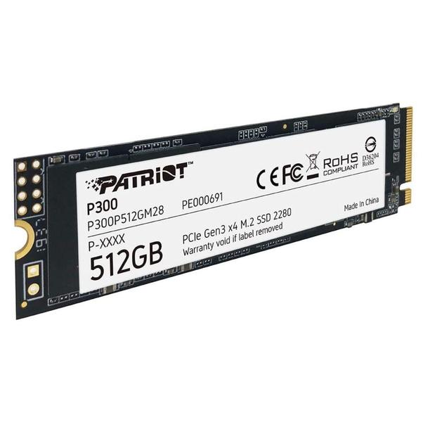 Imagem de Ssd 512Gb Pcie Nvme P300 - Patriot