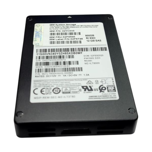 Ssd 800gb Ibm Sas 12gbs 2.5 02px540 V5000 v5000e v5030e - HD