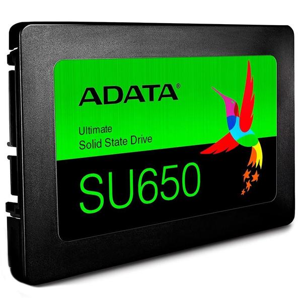 Imagem de SSD 960GB Adata SU650 SATA Leitura 520MB/s e Gravacao 450MB/s - ASU650SS-960GT-R