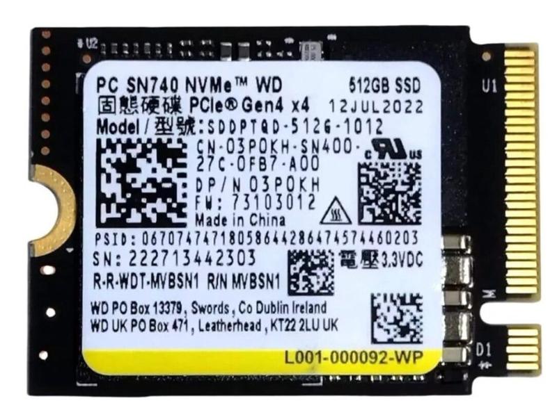 Imagem de Ssd Adata 512gb M.2 Formato 2230 Nvme Pcie 3.0 X4